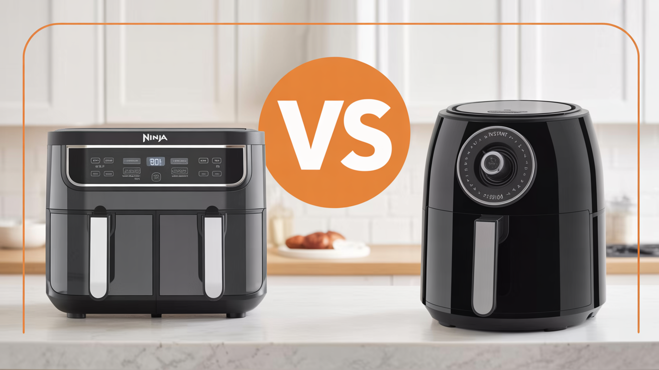 Ninja Dual Zone 7.6L vs Ninja FlexDrawer 10.4L comparison