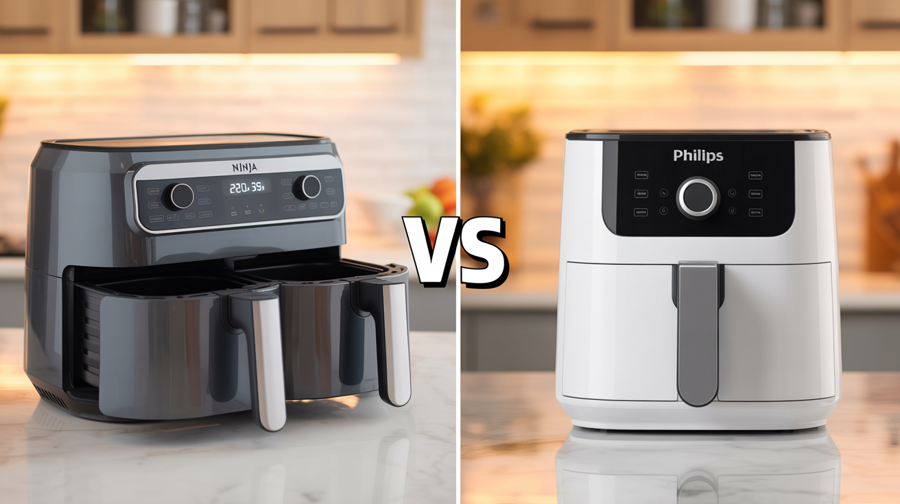 Ninja Dual Zone 7.6L vs Philips 2000 Series 4.2L comparison